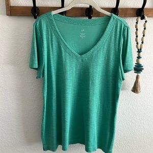 J Jill 100% Pima Slub Knit Tee MP